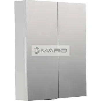 Koupelnový nábytek Intedoor New York Skříňka zrcadlová 60 x 72 cm, se zásuvkou a vypínačem, bílá, NY ZS 60