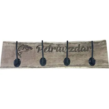 Věšák Dřevěný nástěnný věšák PETRŮV ZDAR