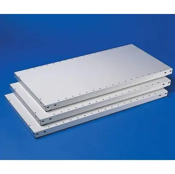 Dílenský regál Přídavná police CLIP 1500 x 400 mm, pozinkovaná, nosnost 200 kg, se 4 háčky