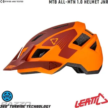 Dětská MTB helma LEATT MTB 1.0 All-Mtn Junior Helmet V23 Flame Youth