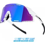 Brýle FORCE GRIP bílé, modré revo sklo