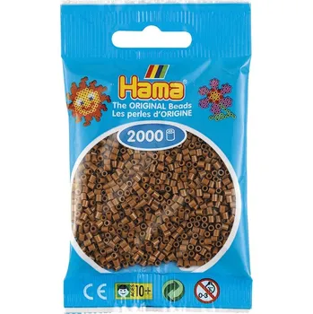 Dětské navlékací korálky HAMA MINI zažehlovací korálky - NUGÁTOVÉ - 2 000 ks