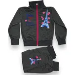 Fei Teng Dívčí šedá tepláková souprava 01 Barva: Šedá, Velikost: 122/128