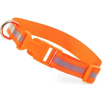 Reflexní obojek pro psy - oranžový