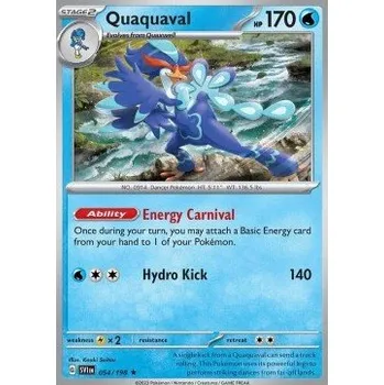 Sběratelská karetní hra Pokémon SVI 054/198 Quaquaval - Scarlet & Violet Stav: Near Mint, Verze: HOLO