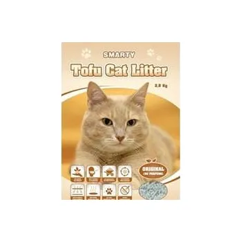 Podestýlka pro kočku Smarty Tofu Cat Litter Original podestýlka bez vůně 6x 6lt