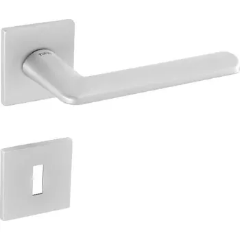 Dveřní kování TI - ELIPTICA - HR 3098Q 5S rozety BBQ, klika/klika WS - Bílá matná (152)