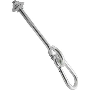 Příslušenství k zahradnímu nábytku Hák houpačkový s karabinou M12x350 ZB