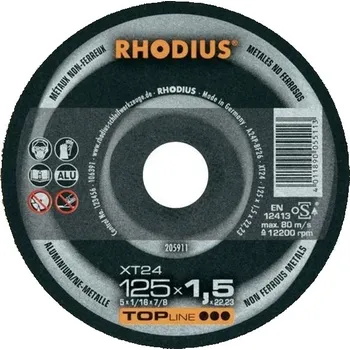 Řezný kotouč Řezný kotouč na neželezné kovy RHODIUS XT24 115/1 XT24