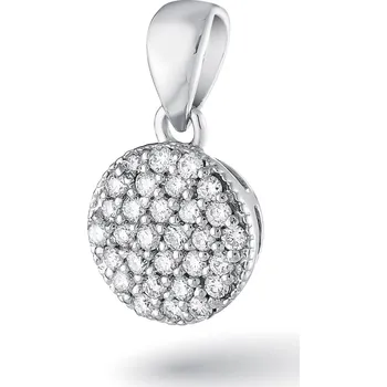 Přívěsek Přívěsek s diamanty Mattia Materiál šperku: Bílé zlato