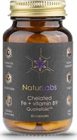 NaturLabs Chelátové železo + vitamín B9 60 cps.