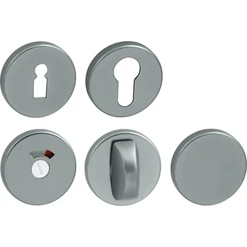 Dveřní kování GI - rozeta rozety WC F9 - Nerez elox