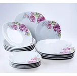 Porcelánová sada talířů square DOLORES 18 ks