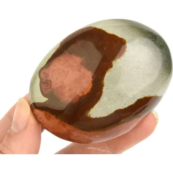 Přírodní kámen Hladký kámen jaspis pestrý 147g