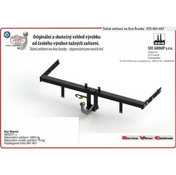 Tažné zařízení Tažné zařízení Kia Stonic 08/2017-> SV 001-457, SVC GROUP