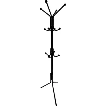 Věšák Recenze Livia stojanový věšák kovový 182 cm černý