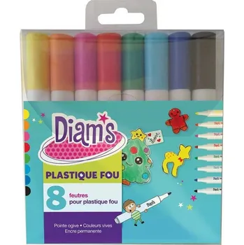 GRAPH'IT DIAM'S plastické fixy na fólie, 8ks