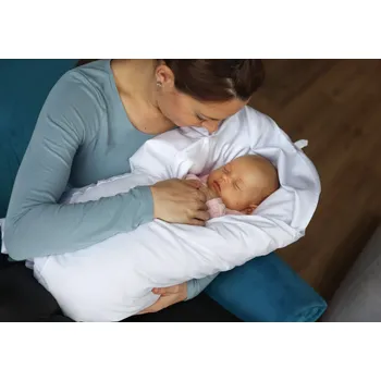 Dětská deka Eva Kiedroňová Povlak - Dráček - Bílý jednobarevný