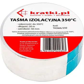Kouřovod Kratki AL páska +350°C TASMA/350