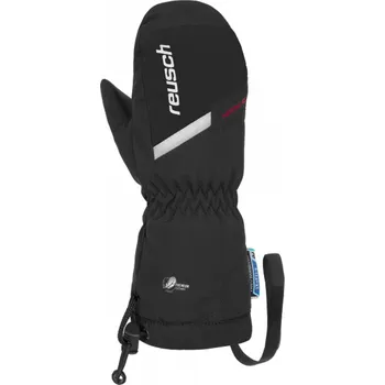 Cyklistické kalhoty Dětské rukavice Reusch Emmet Down R-TEX® XT Mitten BLACK/WHITE