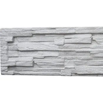 Plot Betonový panel EXCLUSIVE štípaný kámen 1-str. přírodní 2000x400x40mm