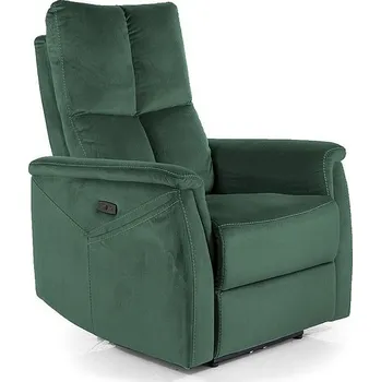 Křeslo Křeslo rozkládací masážní zelené NEPTUN M VELVET