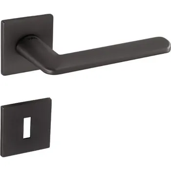 Dveřní kování TI - ELIPTICA - HR 3098Q 5S rozety BBQ, klika/klika T - Titan (141)