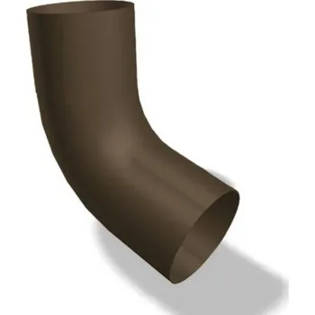 okap PREFA koleno 72° hliníkové Ø 100 mm, Oříšková P10 RAL 8019