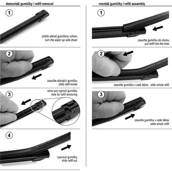 Stěrač Compass Stěrače Ford Kuga II (2012 - 2019) 710 + 660 mm -