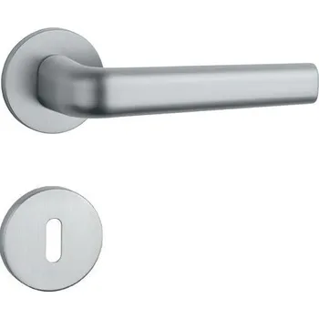 Dveřní kování AT - INULA - R 7S rozety BB, klika/klika OCS - Chrom broušený