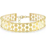 Lillian Vassago Exkluzivní celozlatý náramek LLV22-GB059