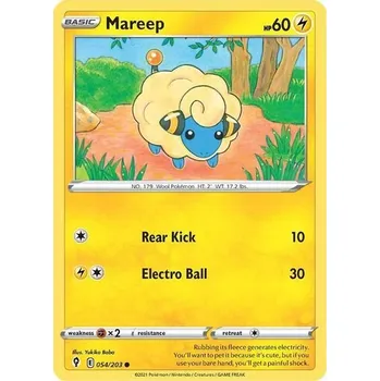 Sběratelská karetní hra Pokémon karta Mareep 054/203
