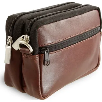 Kabelka Hnědá kožená dokladová etue 611-6207A-40/60 + doprava zdarma