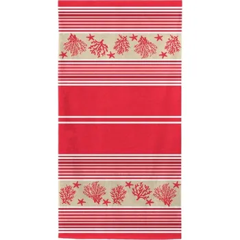 Oboustranná plážová osuška Lovely Home Kelibia červená