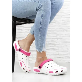 Dámské pantofle DnesObouvam.cz Dámské gumové nazouváky 3016WH.FU Velikost: 42