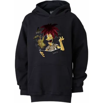 Chlapecká mikina Mikina Levák Bob Simpsonovi Barva: černá, Velikost: 110/116 - 4/5let