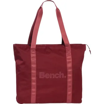 Plážová taška Bench Volnočasová dámská taška City Girls Shopper vínová 23l