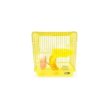 Tatrapet klec pro křečky 22,5 x 17 x 28,5 cm s výbavou oranžová