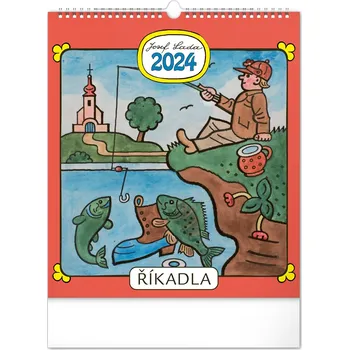 Kalendář Presco Group Nástěnný kalendář Josef Lada Říkadla 2024