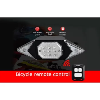 Cyklosvítilna Zadní světlo na kolo se směrovým světlem