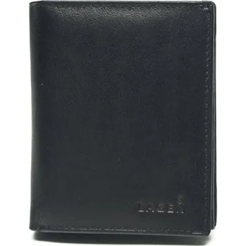 Peněženka Lagen pánská peněženka kožená 02310004-černá - BLK