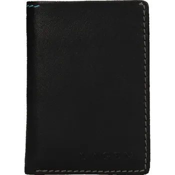 Peněženka Lagen pánská peněženka kožená TP-810 - černá - BLK