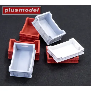 Plastikový model Plusmodel 1/35 Plastic Crates (3D Print)