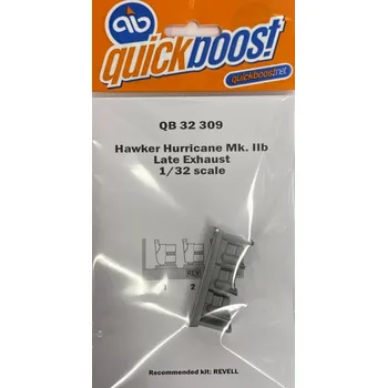 Plastikový model Quickboost 1/32 Hawker Hurricane Mk. IIb late exhaust (REV)