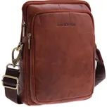 Pánská kožená taška přes rameno Sendi Design B-722 koňaková