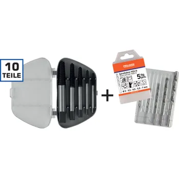 Vrták PROJAHN Sada vytahovačů+sada lev. spiral. vrtáků 3058-BUNDLE