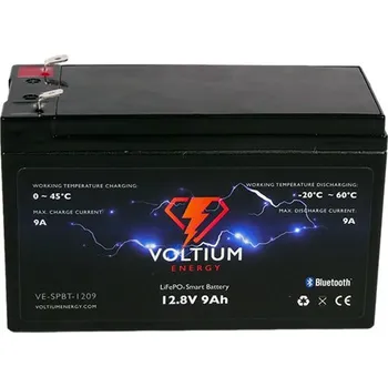 Trakční baterie Voltium Energy LiFePO4 VE-SPBT-1209 12.8V 9Ah