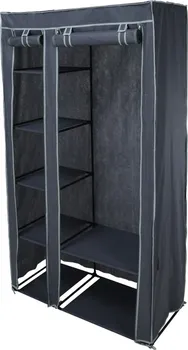Úložný box Home Elements Textilní sříň 100 x 46 x 174 cm tmavě šedá