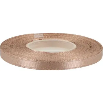 Atlasová stuha šíře 6 mm POL, barva Hnědá srnčí (3188)