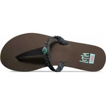 Pánské žabky Žabky Vans Krista Braid (Leila) black 2015 dámské Velikost: UK3,5